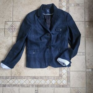 GAP Women's Plaid Blazer